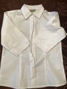 Biała Bluzka koszulowa dla dziewczynki Next