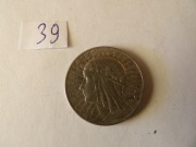 39. II RP, 5 zł Głowa Kobiety 1932 Bez Znaku mennicy, srebro, piękna