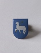 Herb miasta i gmina Wyśmierzyce przypinka pin wpinka
