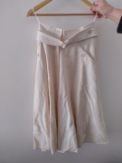 spodnie szerokie kuloty prawdziwy vintage retro S 36 wełniane RFN