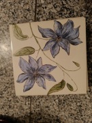 Stare Kafelki 15x15 ręcznie malowane autor nieznany 