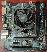 Płyta główna ASRock FM2A68M-HD+ + QuadCore AMD Athlon X4 740 3.2GHz+4GB RAM