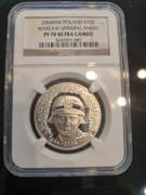10ZŁ 60 Rocznica Powstania Warszawskiego NGC PF 70 ultra cameo