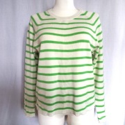 Sweter damski PASKI zielony r. 38/40 Part Two bawełna NOWY