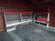 Zabudowa warsztatowa serwisowa regał bus Ducato