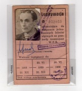 Legitymacja WPK Katowice - 1960