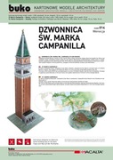 014 BUKO - model kartonowy Campanilla - Wenecja