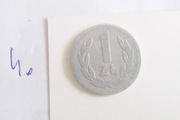 moneta 1 złoty 1949 rok, obiegowa złotówka z 1949 roku, prl monety stare
