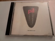 Public Image Ltd. - That What Is Not / unikat / Virgin 1992 / stan idealny 