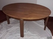Ława stolik kawowy owalna dąb bdb antyk