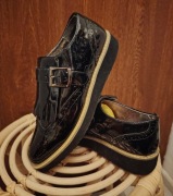 Buty mokasyny oxfordki creepersy lakierki 36 