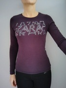 Ciemno fioletowa bluzka Zara 38