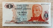 Argentyna 1 Pesos Argentinos 1984  P-311a.2 UNC