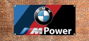 Baner plandeka BMW Motorsport Mpower 200x100cm
