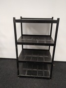 Stojak / regał metalowy na akumulatory do UPS – 3 półki, ciężki, solidny