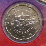 SŁOWACJA 2024 20 CENTÓW UNC !!!!!!!!!!