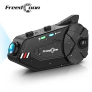 FREEDCONN R1 PLUS KARTA 64 GB GRATIS INTERKOM KAMERA WIDEOREJESTRATOR MOTO