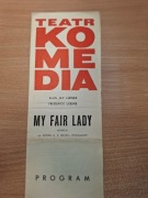Program Teatr Komedia My fair lady 1965 Shaw Pigmalion
