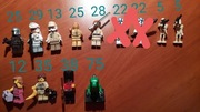 Figurki lego star wars, minifigures 5 lego mix