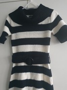 Długi sweter (tunika) z krótkim rękawem (34/36)