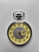 Posrebrzany zegarek kieszonkowy Chicago Kolekcja Heritage