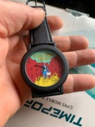 ZEGAREK NA RĘKĘ, motyw inspirowany Keith Haring limitowany 1992r 