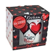 kubek ceramiczny DWA SERCA JEDNA MIŁOŚĆ 3309-WAL9