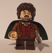 Lego Frodo Baggins - Reddish Brown Jacket lor028