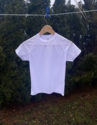 T-shirt bluzka sportowa dla dzieci for kids biała white Roly