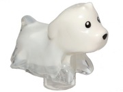 Lego pies - Dog, Ghost with Marbled White Pattern (Spencer) 52672pb01