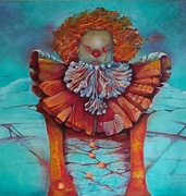 Obraz olejny ręcznie malowany. 100/90/3D. 