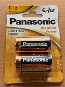 Baterie LR14 Panasonic Alkaline Power - 2 sztuki do sprzętu Nurkowego