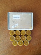 Tealight Podgrzewacze z Wosku Pszczelego 11 Sztuk