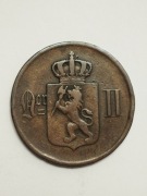 Sprzedam monetę Norwegia 5 ore 1876r. Oskar II