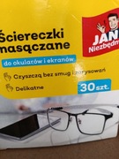 Jan Niezbędny Ściereczki nasączane do okularów 30 sztuk