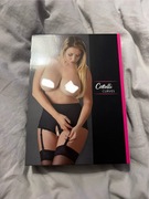 Cottelli CURVES 2XL figi Wysoki Stan Bez Krocza Paski do pończoch