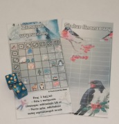 Gra oszczędnościowa wyzwanie oszczędnościowe A6 - Zimowe wyzwanie