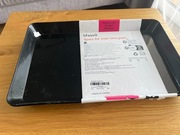 Plastikowe Tace do Serwowania – Zestaw 2 szt. – Czarne, BPA Free