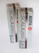 Agfa Scala 200x pakiet 5 szt. filmu 135 czarno białego w kartonie