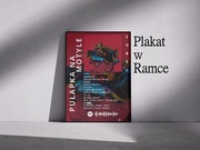 Plakat sobel pułapka na motyle w ramce 30x40