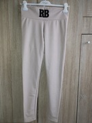 Legginsy beżowe ocieplane RB r. S/M