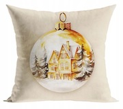 ZŁOTA BOMBKA Poszewka dekoracyjna VELVET, 40x40cm, kolor 004 beżowy