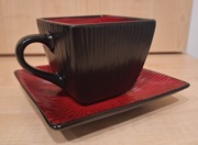 Ceramiczna filiżanka z podstawką z kolekcji Hearts, Home & You