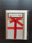 Ręcznie robiona kartka na święta Bożego Narodzenia