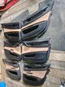 BMW F01 F02 ruda skóra 6x boczek tapicerka 