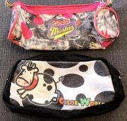 Zestaw 2 Piórników szkolnych dla dziewczynki kotki, krowa