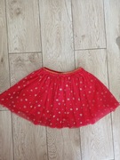 Spódnica świąteczna 98, 104, 110 śnieżynki, spódniczka 