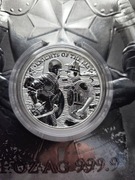 5 euro "2022 KNIGHTS OF THE PAST". 1OZ, GERMANIA MINT, 15000szt.