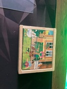 Drewniana układanka kostka 20 el. prod. szwajcarska