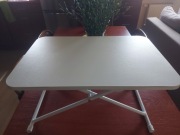Stolik na laptopa IKEA DUBBLA ergonomiczny pneumatycznie podnoszony biały